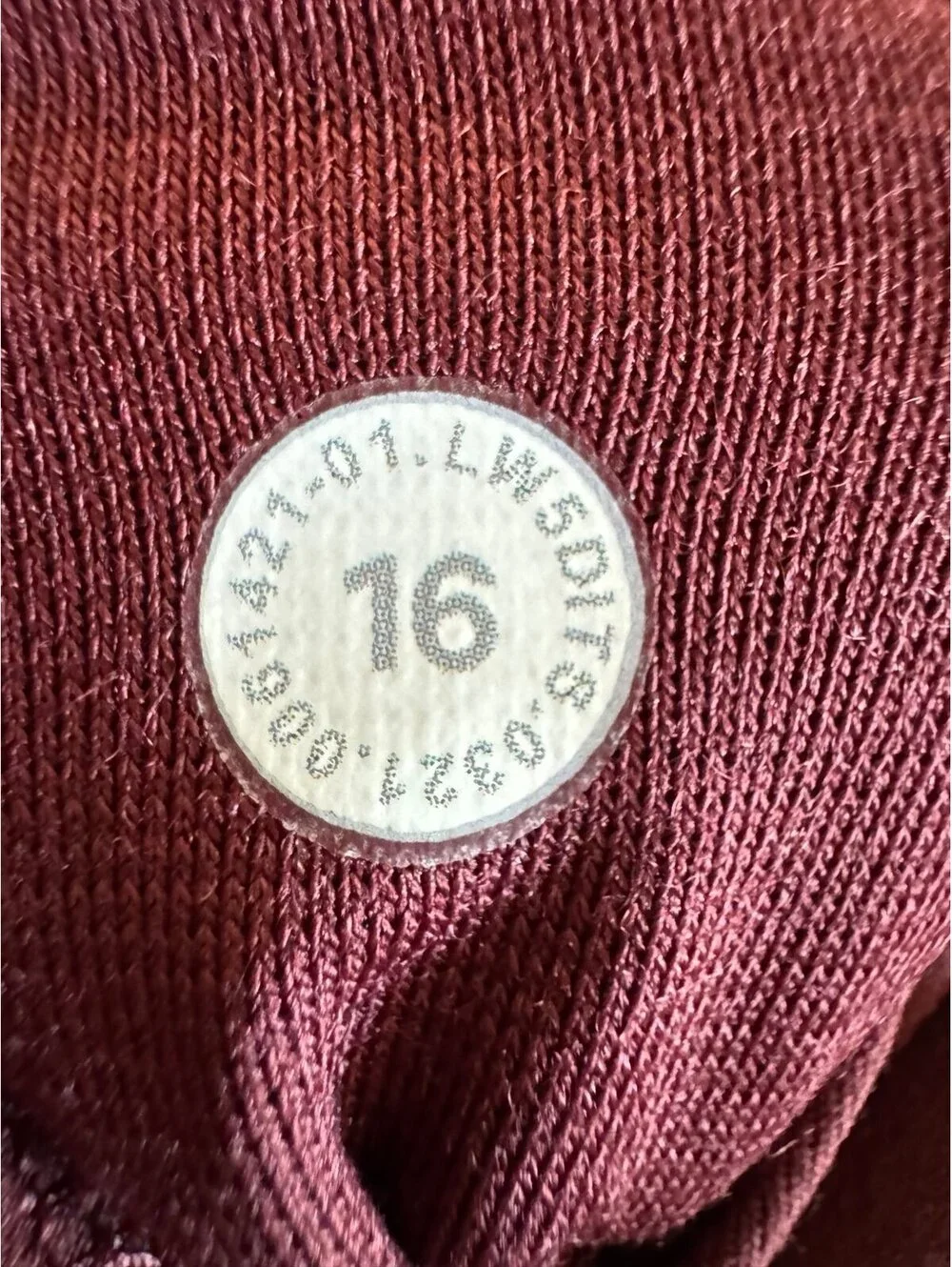 Lululemon Align High Rise 28” Red Merlot Size 16 NWT